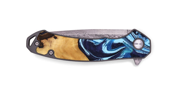 EDC Wood Pocket Knife - Suzi (Blue, 744916)