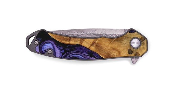 EDC Wood Pocket Knife - Niko (Purple, 744918)