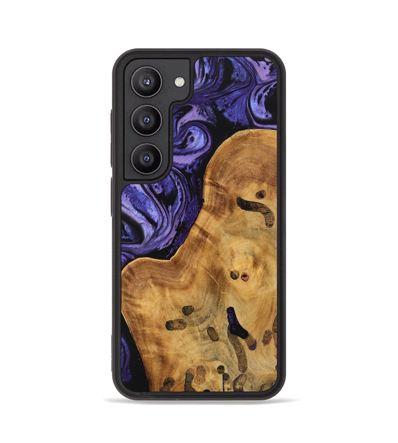 Galaxy S23 Wood Phone Case - Niko (Purple, 744918)