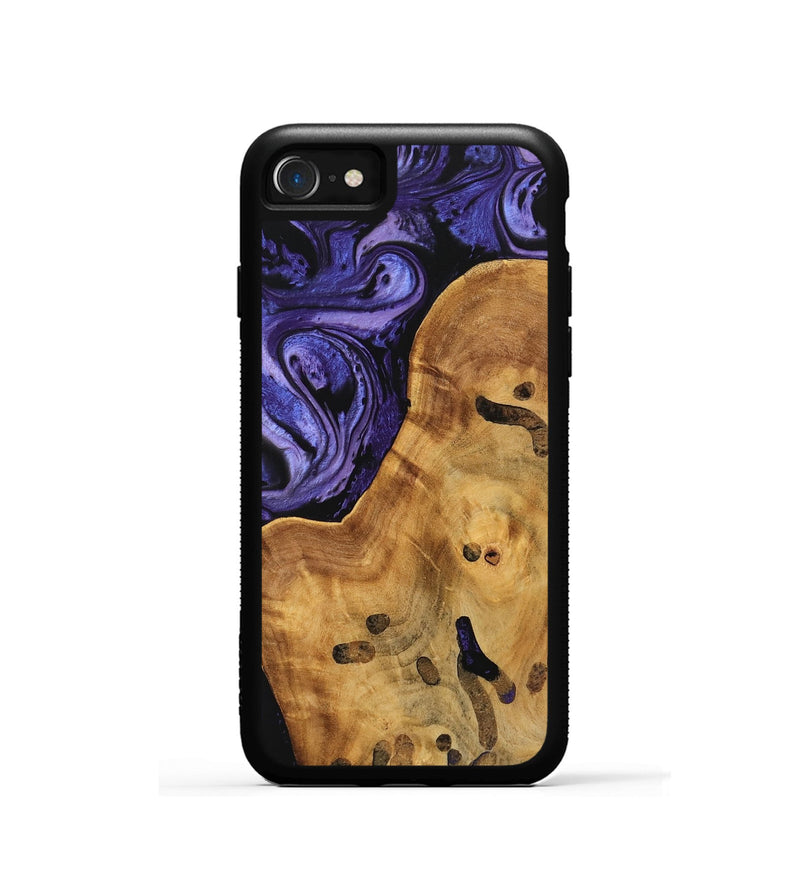 iPhone SE Wood Phone Case - Niko (Purple, 744918)