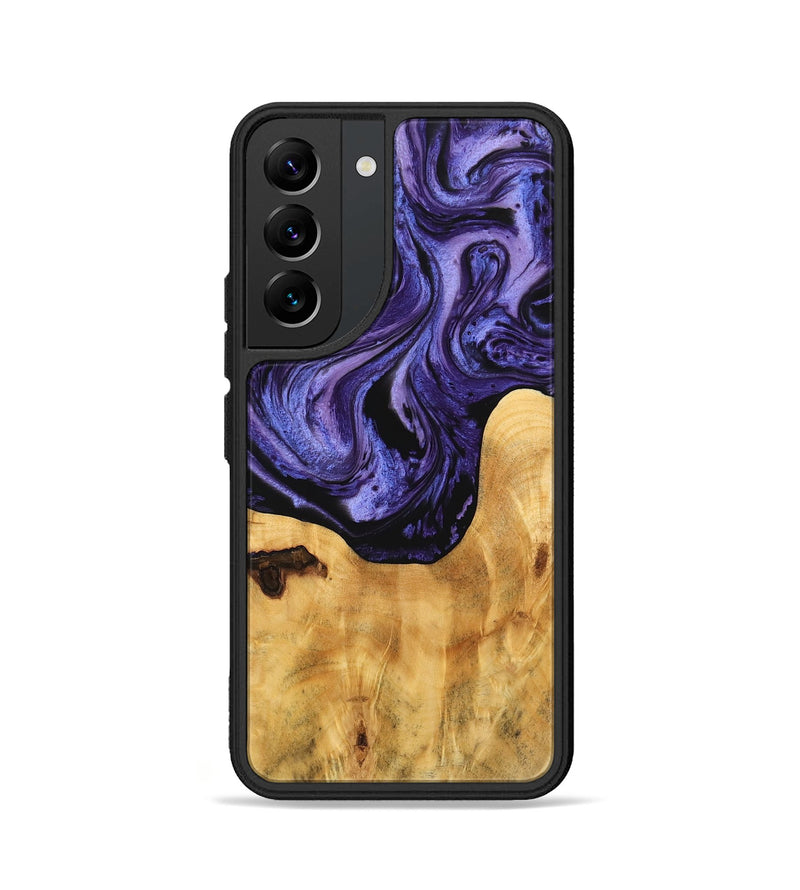 Galaxy S22 Wood Phone Case - Edita (Purple, 744924)