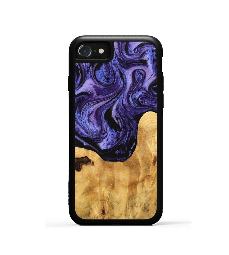 iPhone SE Wood Phone Case - Edita (Purple, 744924)