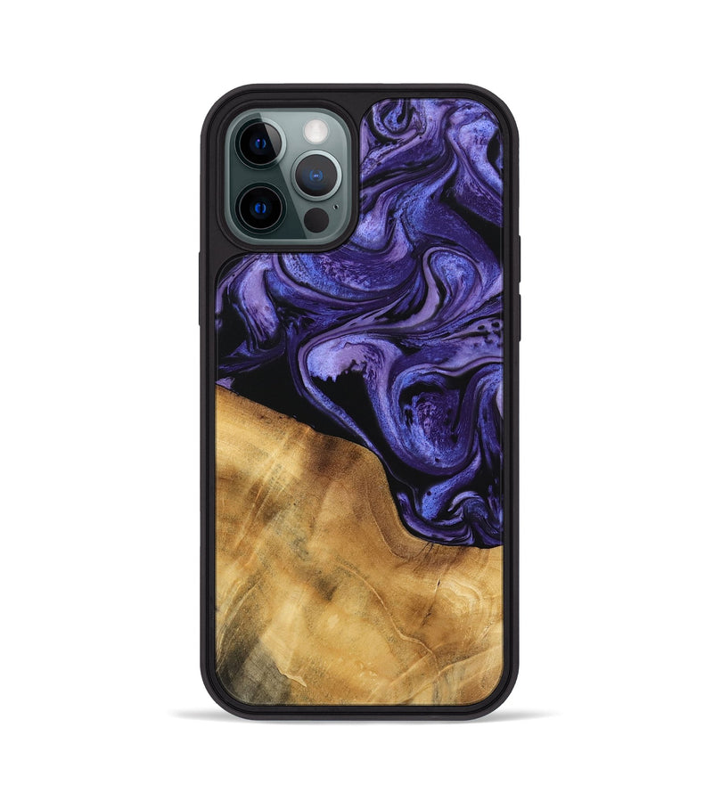 iPhone 12 Pro Wood Phone Case - Kori (Purple, 744937)