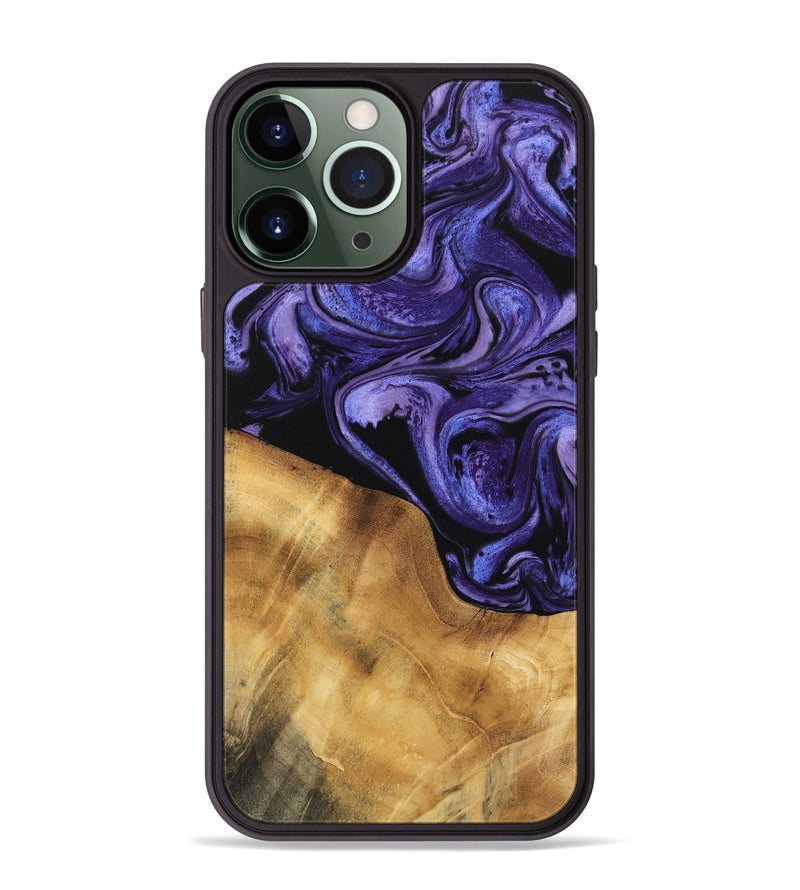 iPhone 13 Pro Max Wood Phone Case - Kori (Purple, 744937)