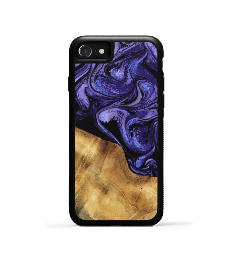 iPhone SE Wood Phone Case - Kori (Purple, 744937)