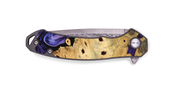 EDC Wood Pocket Knife - Sanaa (Purple, 744938)