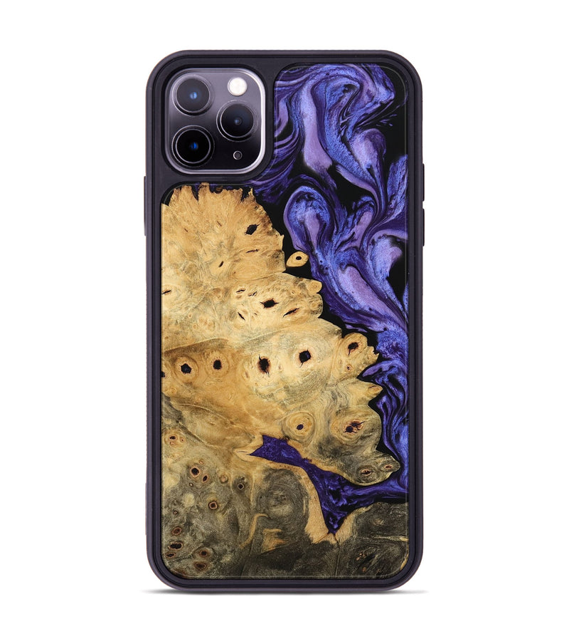 iPhone 11 Pro Max Wood Phone Case - Sanaa (Purple, 744938)