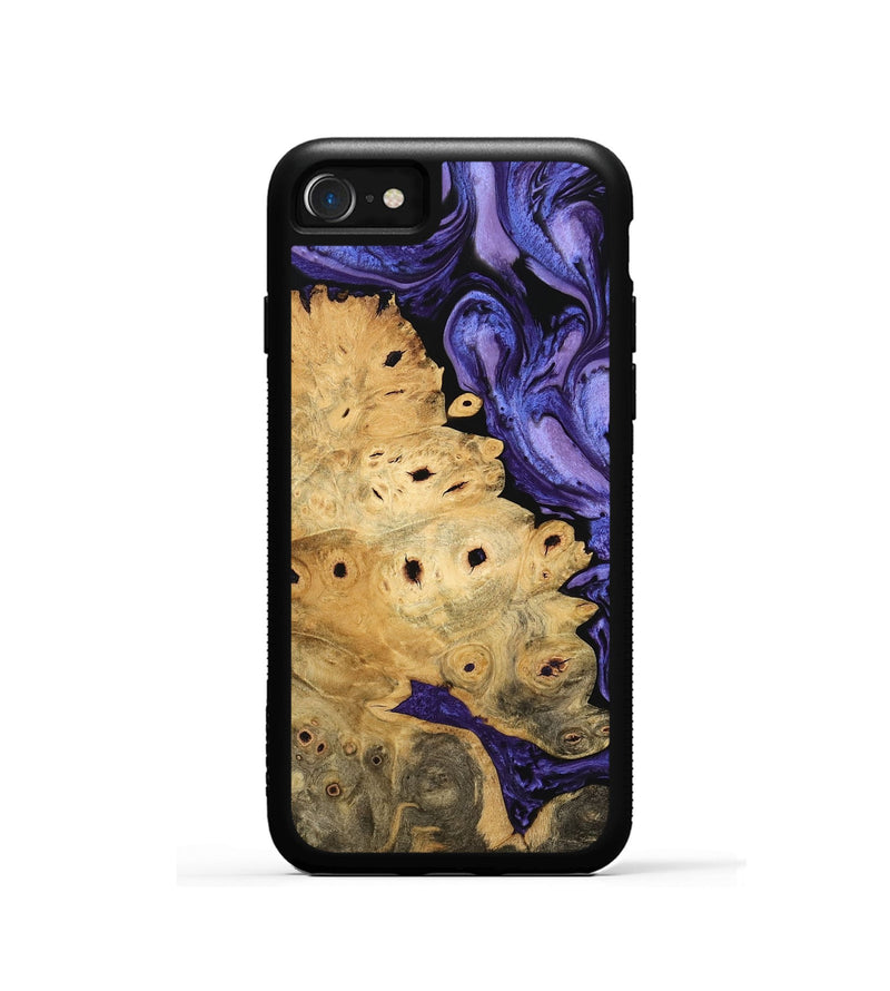 iPhone SE Wood Phone Case - Sanaa (Purple, 744938)