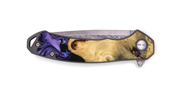 EDC Wood Pocket Knife - Aiyana (Purple, 744939)