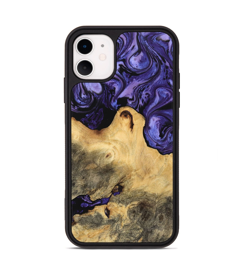 iPhone 11 Wood Phone Case - Aiyana (Purple, 744939)