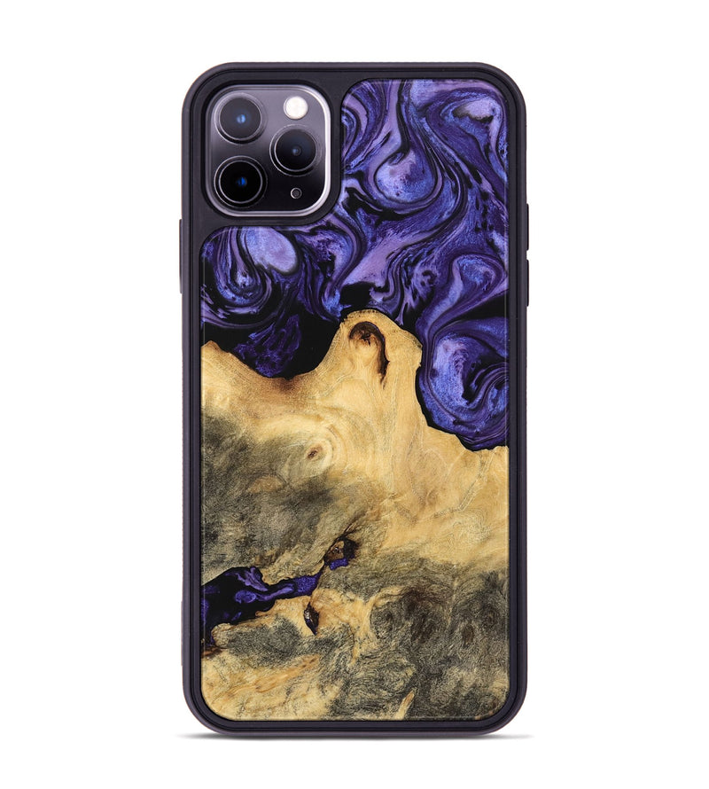 iPhone 11 Pro Max Wood Phone Case - Aiyana (Purple, 744939)