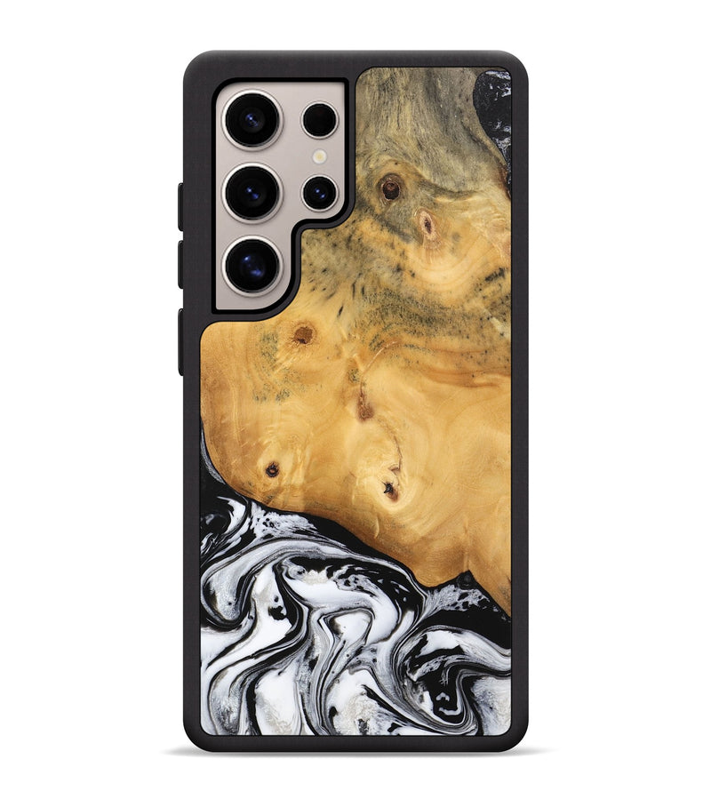 Galaxy S25 Ultra Wood Phone Case - Gauge (Black & White, 744943)