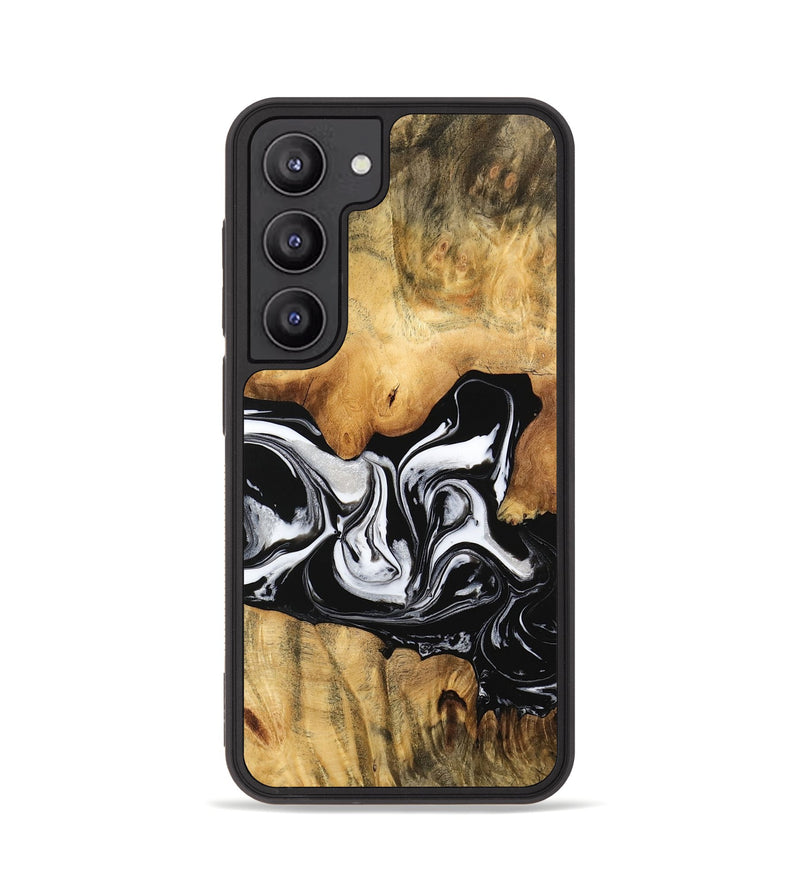 Galaxy S23 Wood Phone Case - Salina (Black & White, 744951)