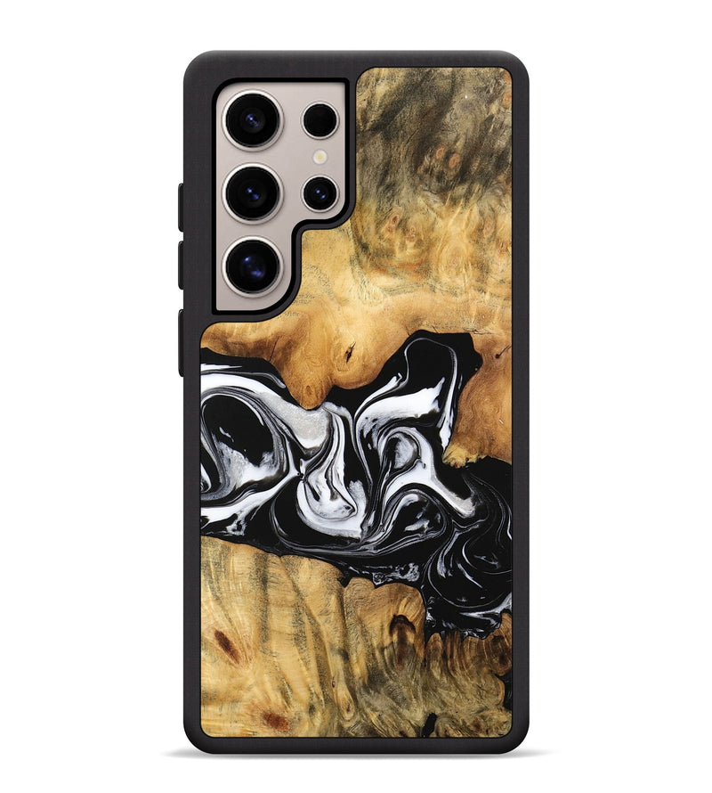 Galaxy S25 Ultra Wood Phone Case - Salina (Black & White, 744951)