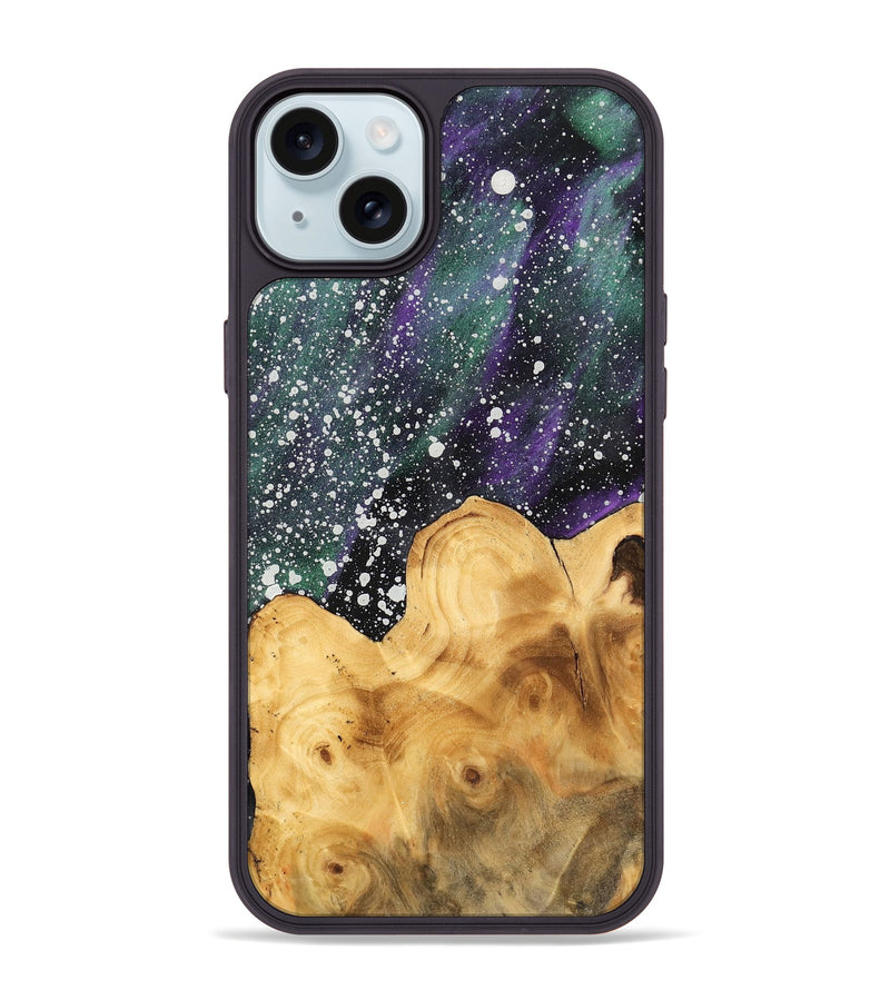 iPhone 15 Plus Wood Phone Case - Sadan (Cosmos, 744966)