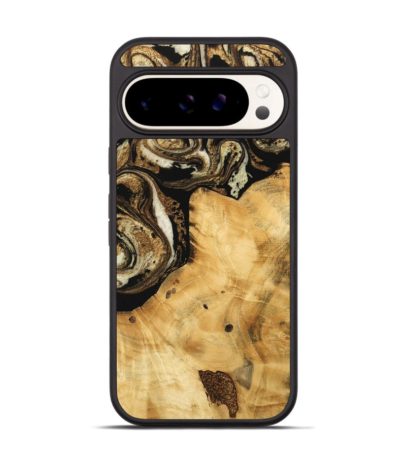 Pixel 9 Wood Phone Case - Joette (Black & White, 744971)