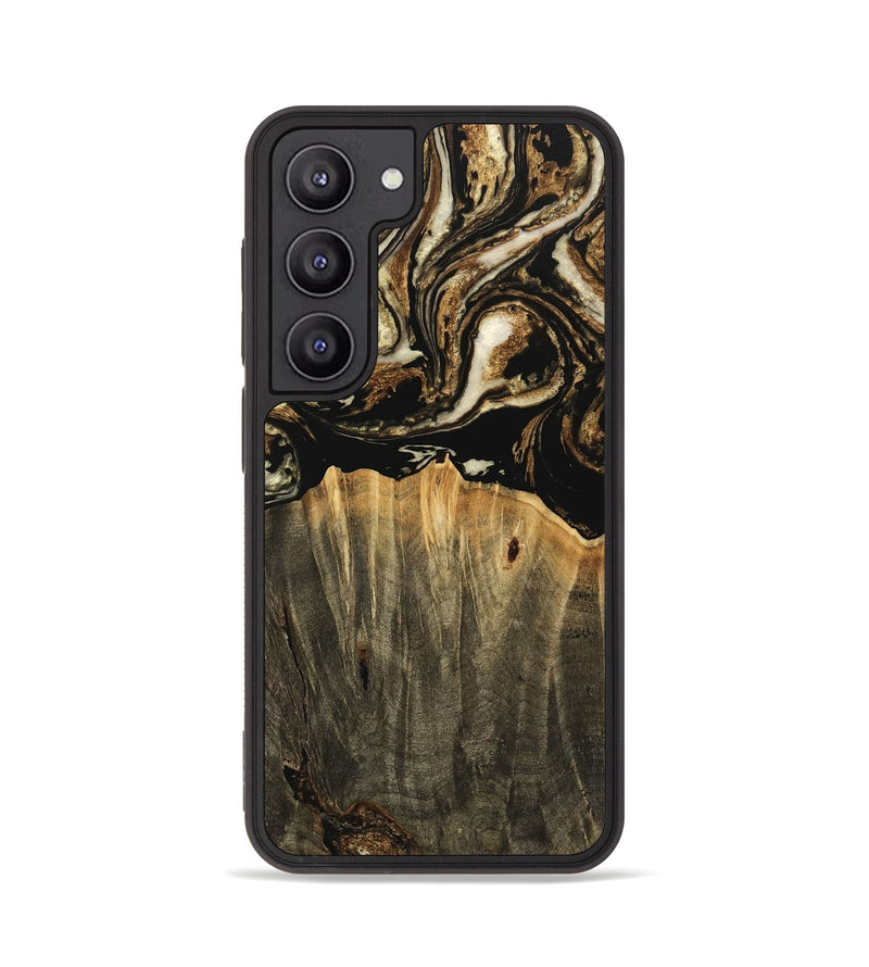 Galaxy S23 Wood Phone Case - Hallie (Black & White, 744973)