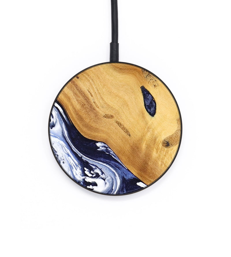 Circle Wood Wireless Charger - Shedman (Blue, 744975)