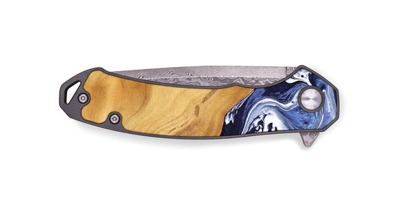 EDC Wood Pocket Knife - Shedman (Blue, 744975)