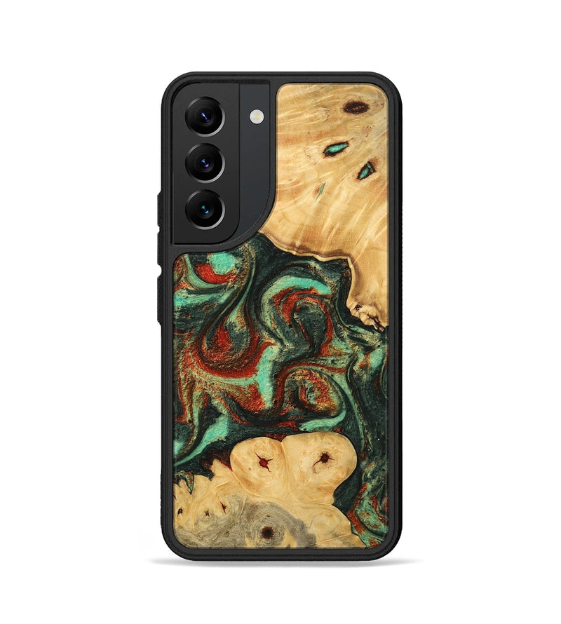 Galaxy S22 Wood Phone Case - Tandi (Green, 744976)