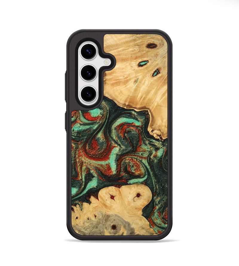 Galaxy S25 Wood Phone Case - Tandi (Green, 744976)