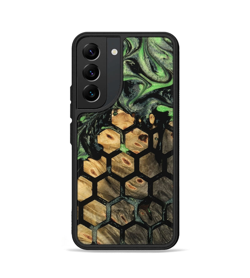 Galaxy S22 Wood Phone Case - Tangela (Pattern, 744986)