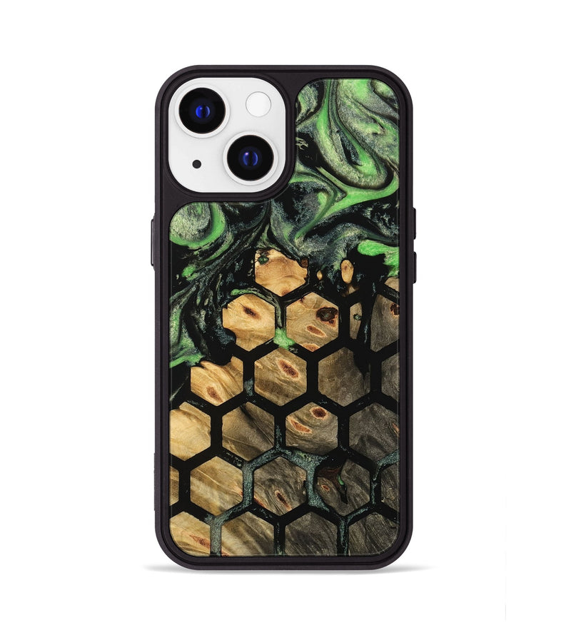 iPhone 13 Wood Phone Case - Tangela (Pattern, 744986)