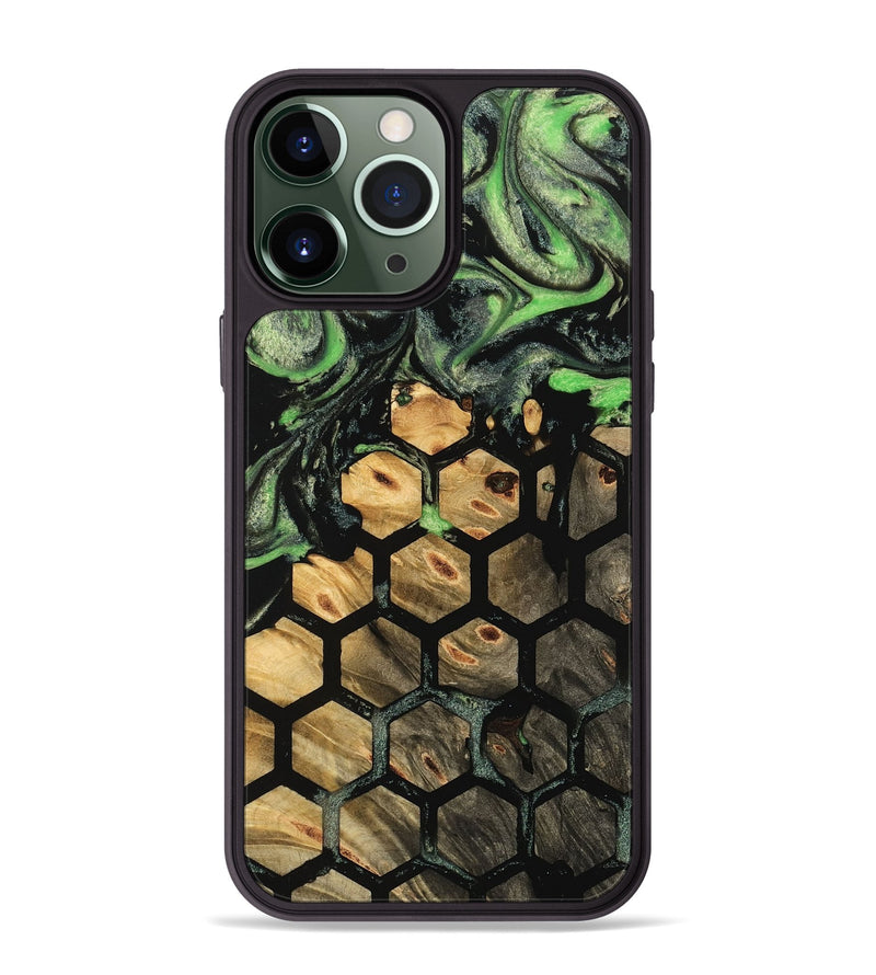 iPhone 13 Pro Max Wood Phone Case - Tangela (Pattern, 744986)