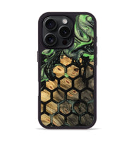 iPhone 16 Pro Wood Phone Case - Tangela (Pattern, 744986)