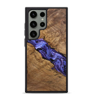 Galaxy S24 Ultra Wood Phone Case - Weaver (Purple, 744992)