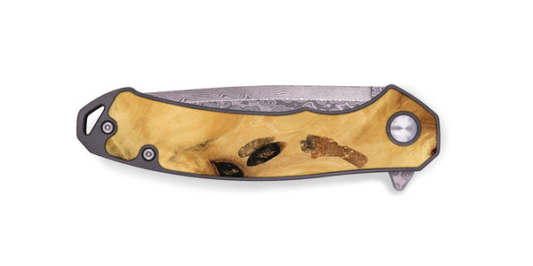 EDC Wood Pocket Knife - Efdal (Black & White, 744997)