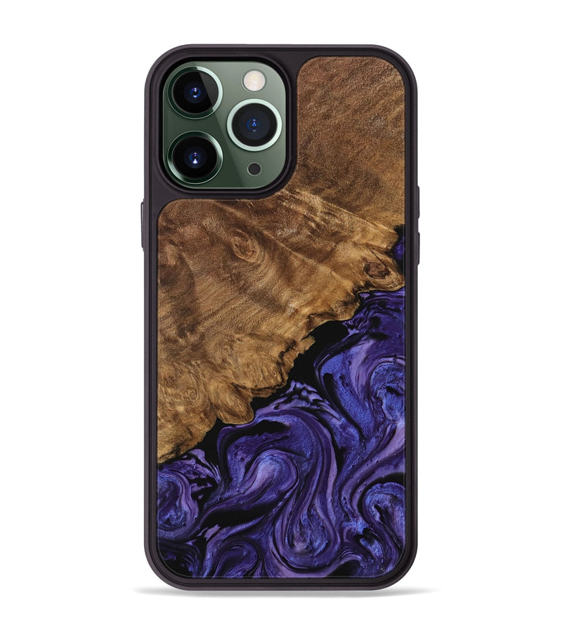 iPhone 13 Pro Max Wood Phone Case - Jenna (Purple, 744999)