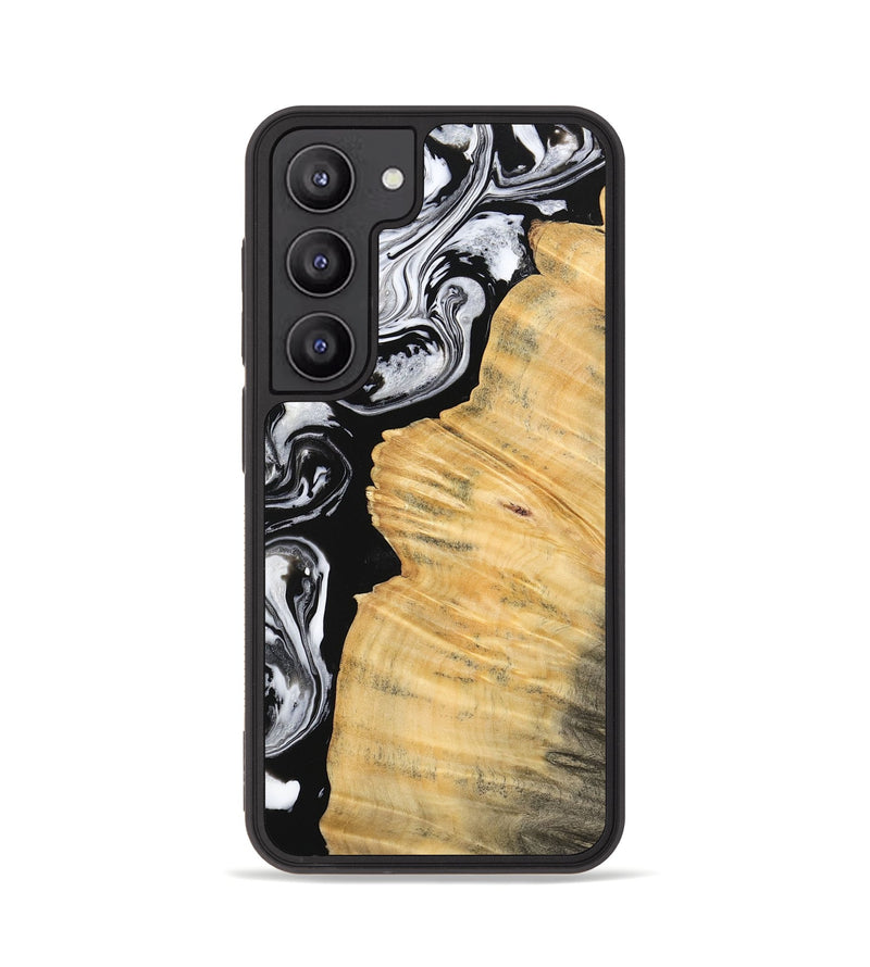 Galaxy S23 Wood Phone Case - Beau (Black & White, 745002)