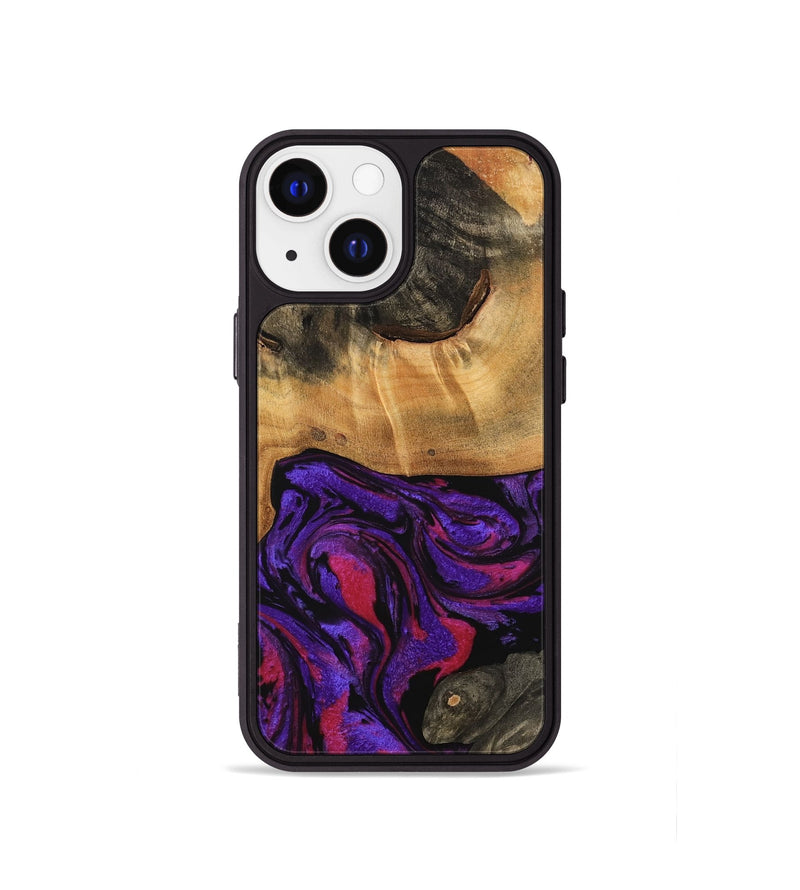 iPhone 13 mini Wood Phone Case - Koray (Purple, 745004)