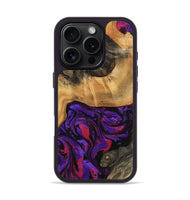 iPhone 16 Pro Wood Phone Case - Koray (Purple, 745004)