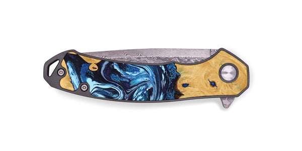 EDC Wood Pocket Knife - Orland (Blue, 745005)