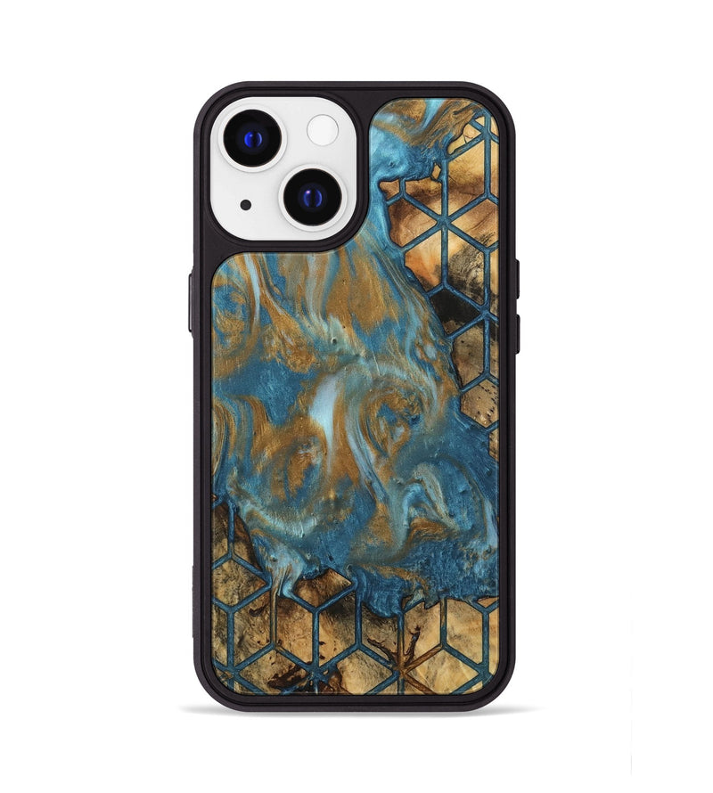 iPhone 13 Wood Phone Case - Cyntha (Pattern, 745007)