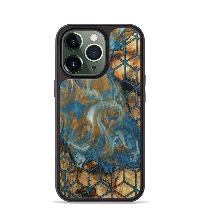 iPhone 13 Pro Wood Phone Case - Cyntha (Pattern, 745007)