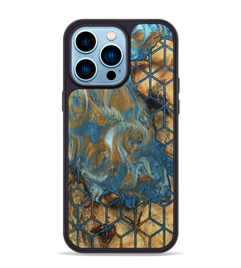 iPhone 14 Pro Max Wood Phone Case - Cyntha (Pattern, 745007)