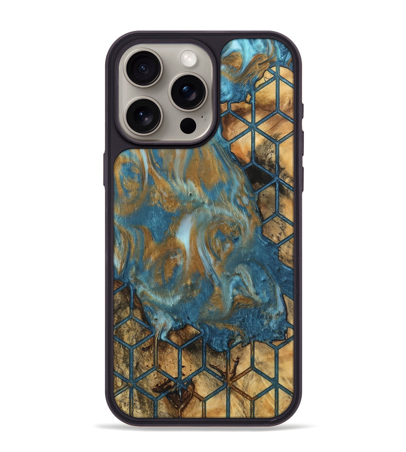 iPhone 15 Pro Max Wood Phone Case - Cyntha (Pattern, 745007)