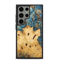 Galaxy S24 Ultra Wood Phone Case - Odus (Teal & Gold, 745009)