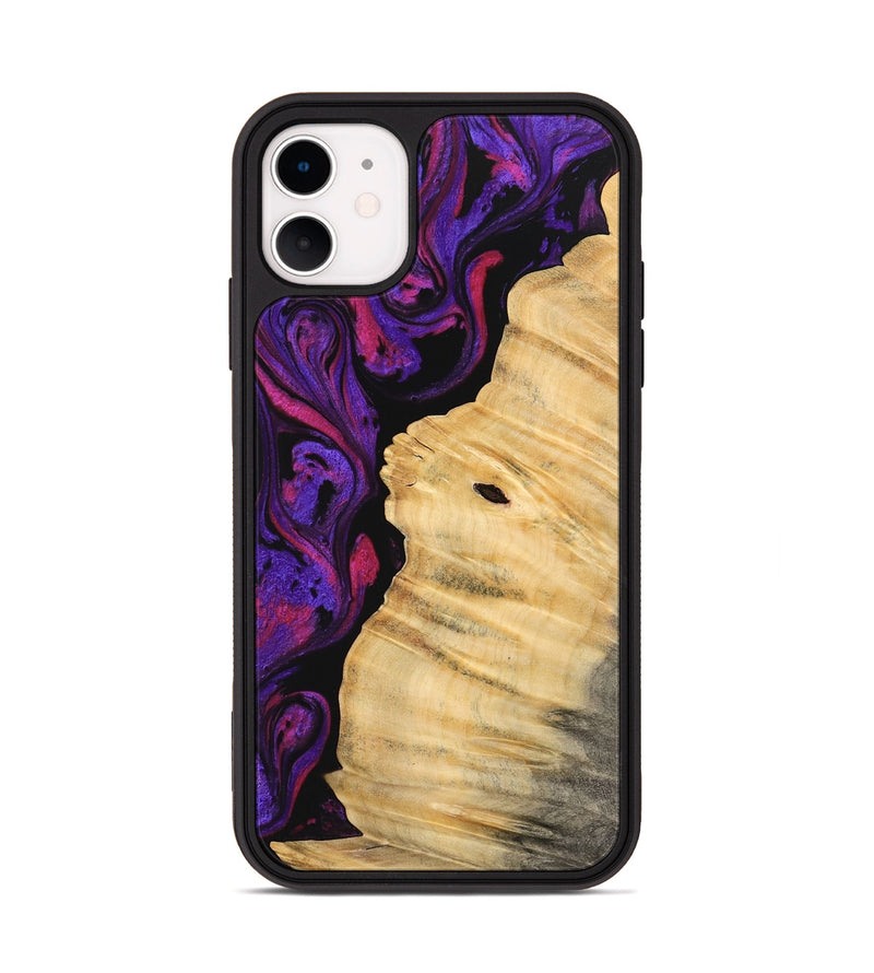 iPhone 11 Wood Phone Case - Bryn (Purple, 745013)