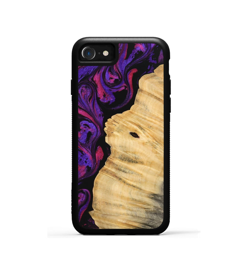 iPhone SE Wood Phone Case - Bryn (Purple, 745013)