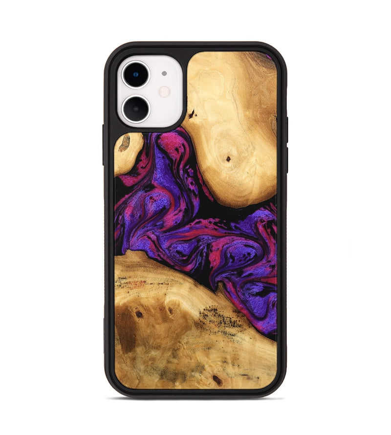 iPhone 11 Wood Phone Case - Adelia (Purple, 745027)