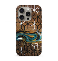 iPhone 16 Pro Wood Live Edge Phone Case - Gladis (Pattern, 745042)