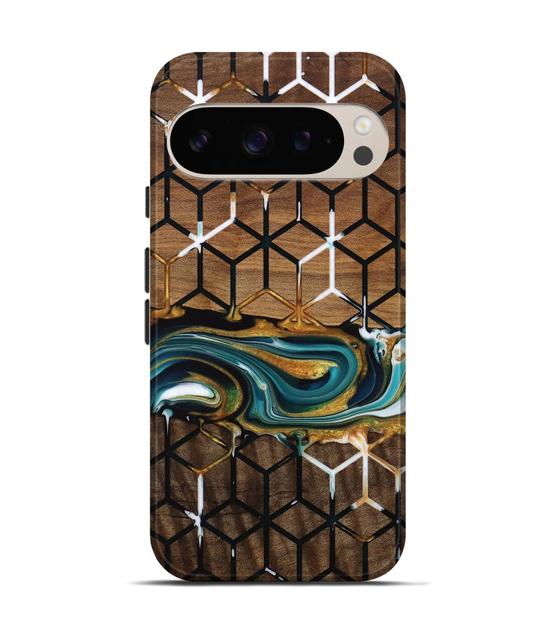 Pixel 9 Wood Live Edge Phone Case - Gladis (Pattern, 745042)