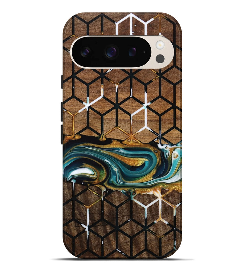 Pixel 9 Pro XL Wood Live Edge Phone Case - Gladis (Pattern, 745042)