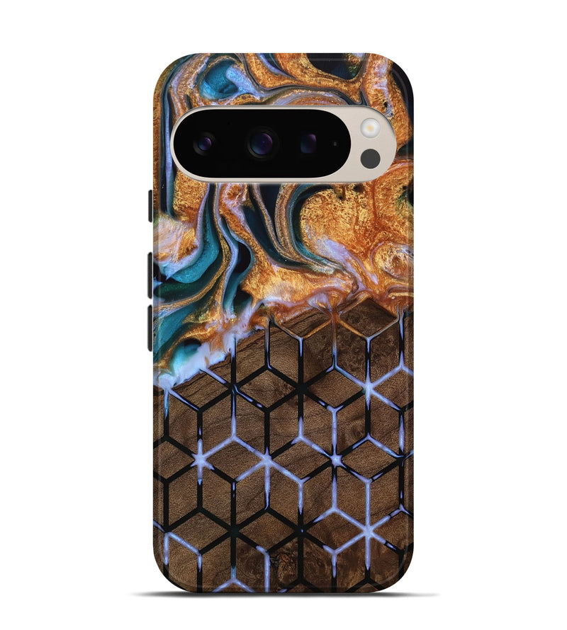 Pixel 9 Wood Live Edge Phone Case - Diju (Pattern, 745043)