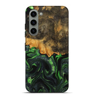 Galaxy S23 Plus Wood Live Edge Phone Case - Ryker (Green, 745062)