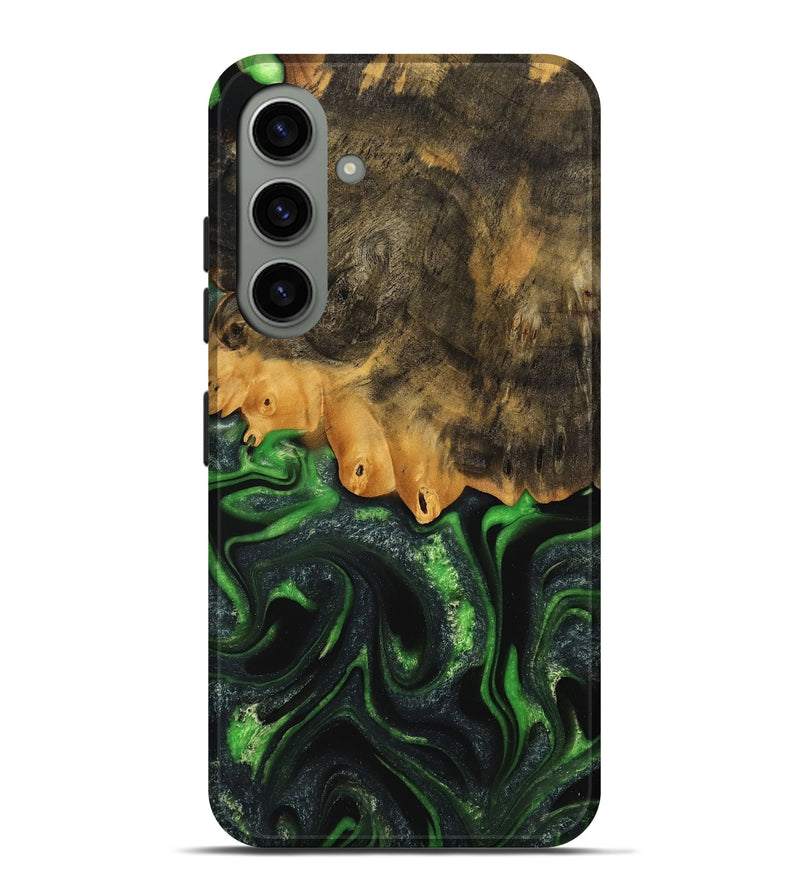 Galaxy S24 Plus Wood Live Edge Phone Case - Ryker (Green, 745062)